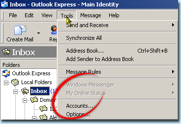 Outlook Express image